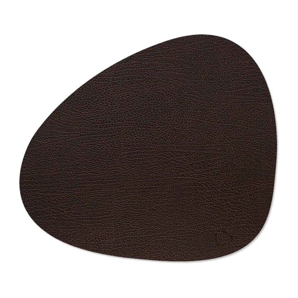 LIND DNA Bull placemat curve, Brown Online