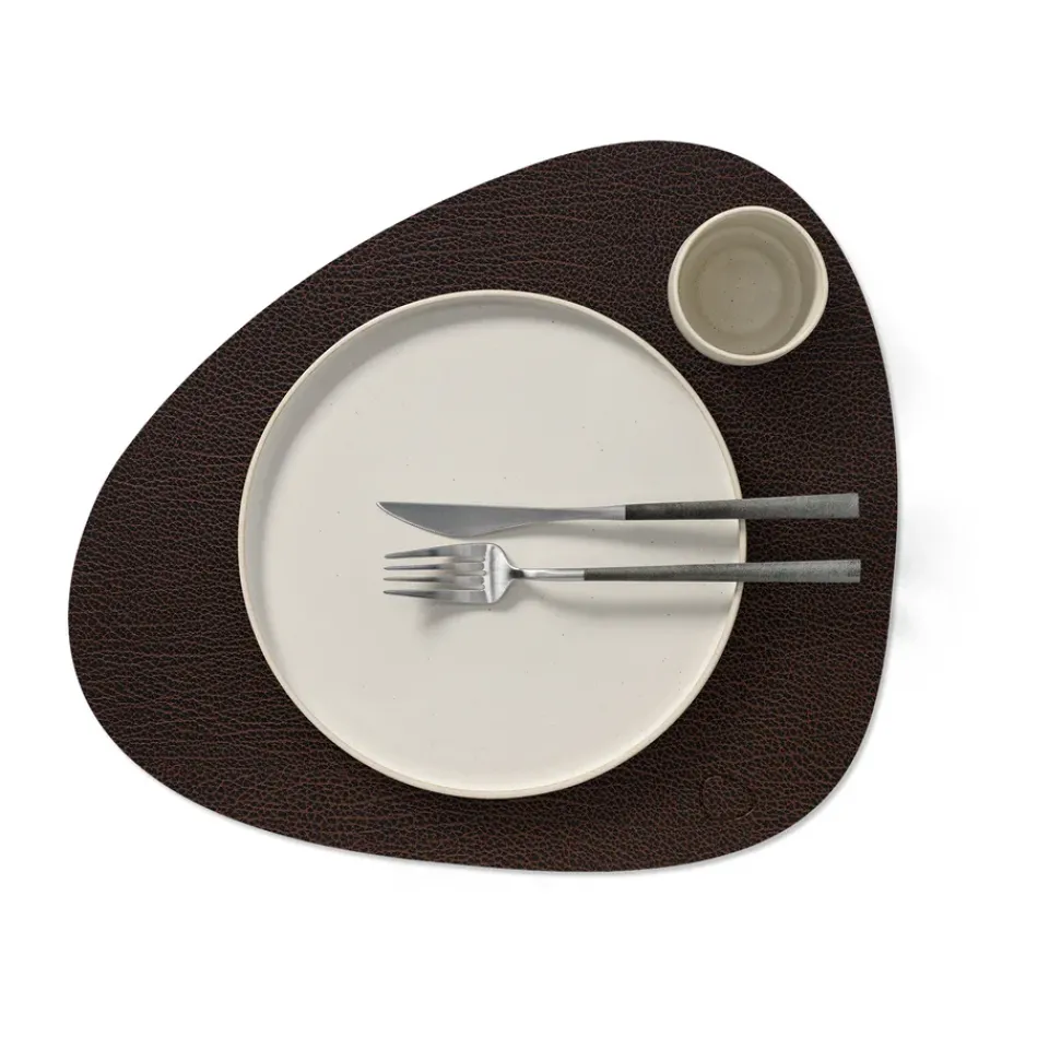 LIND DNA Bull placemat curve, Brown Online