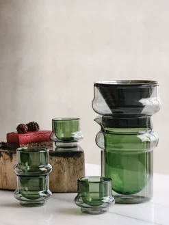 Tom Dixon Bump carafe & filter set 40 cl, Green GreyGreen Discount