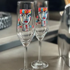 Carolina Gynning Butterfly Messenger champagne glass, 30 cl Multi Clearance