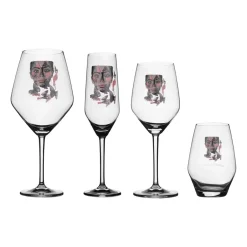 Carolina Gynning Butterfly Queen red wine glass, 75 cl GreyPink Hot