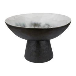 Mette Ditmer By Hand bowl on foot Ø31.5x20 cm, Off- White Discount