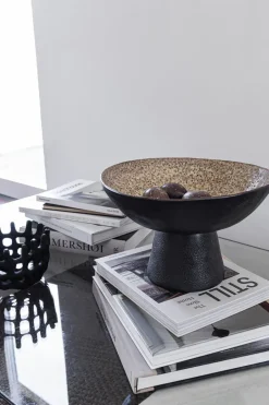 Mette Ditmer By Hand bowl on foot Ø31.5x20 cm, Sand Beige Online