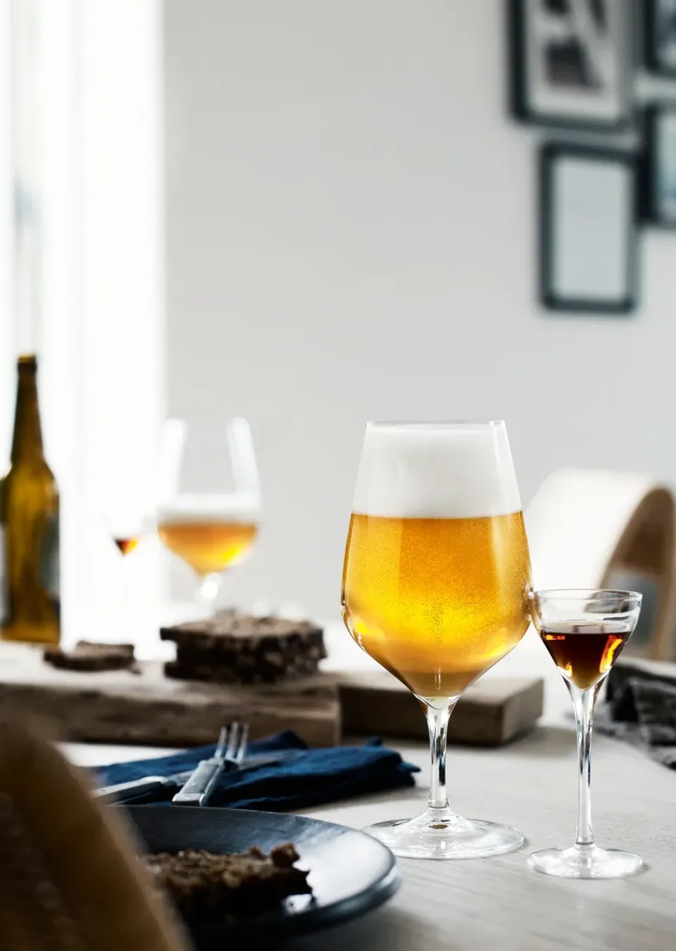 Holmegaard Cabernet beer glass 64 cl 6 pack, Clear Transparent