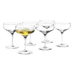 Holmegaard Cabernet cocktail glass 29 cl 6 pack, Clear Transparent
