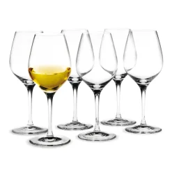 Holmegaard Cabernet dessert wine glass 28 cl 6 pack, Clear Transparent