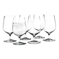Holmegaard Cabernet water glass clear 6 pack, 35 cl Transparent Online