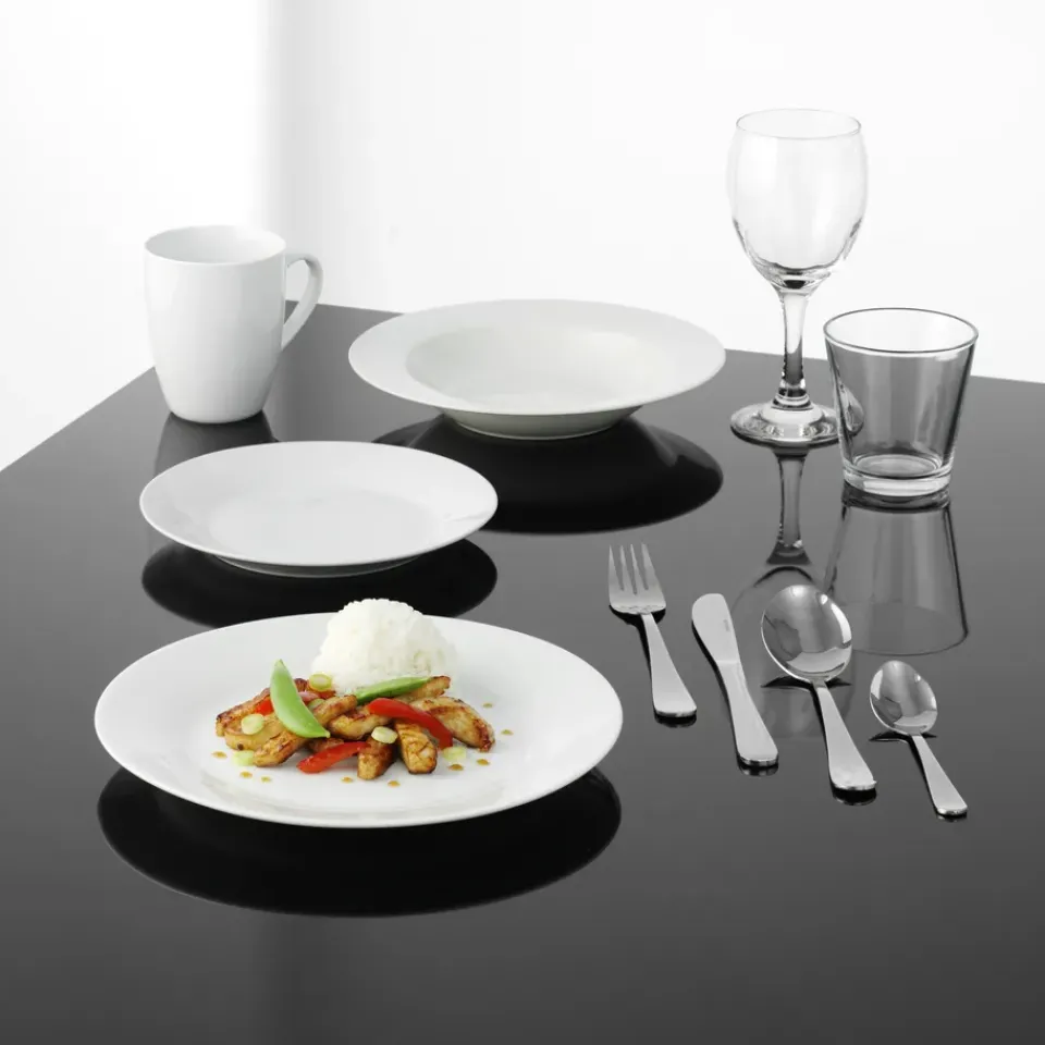 Aida Café serviette set 40 pieces, 40 pieces White Best