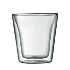 Bodum Canteen double wall glass 2-pack, 0.1 l Transparent New