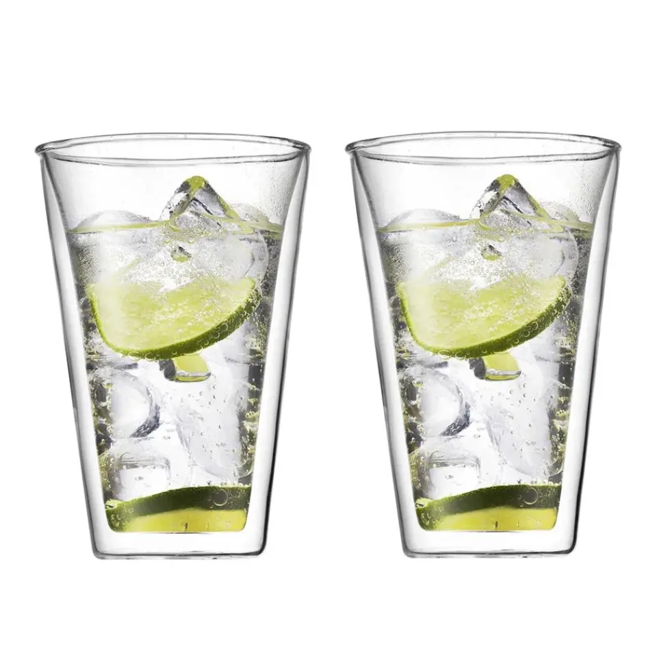 Bodum Canteen double wall glass 2-pack, 0.4 l Transparent Online