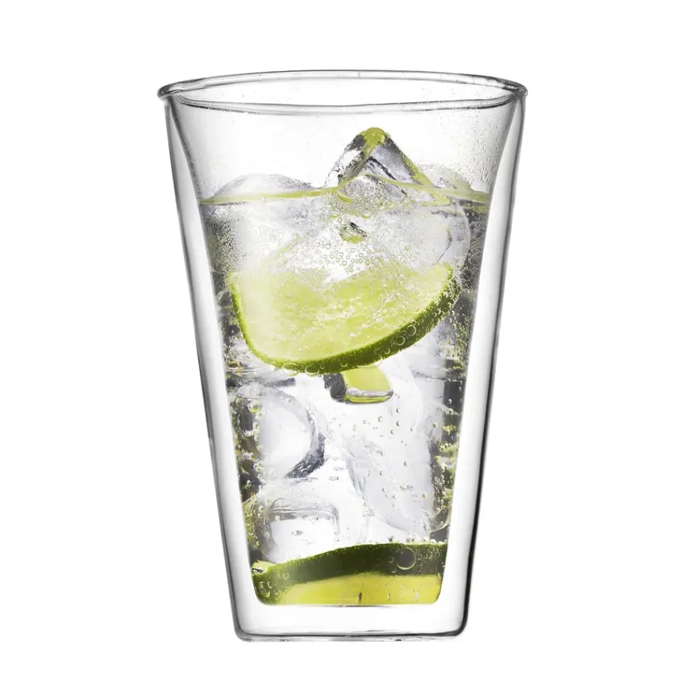 Bodum Canteen double wall glass 2-pack, 0.4 l Transparent Online
