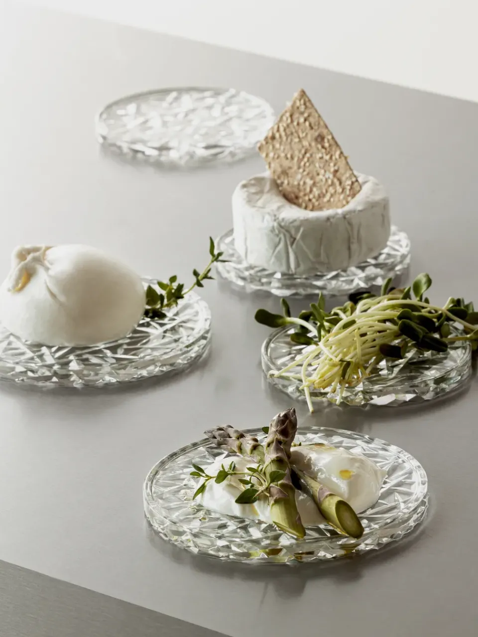 Orrefors Carat coaster Ø12.5 cm, Clear Transparent Best