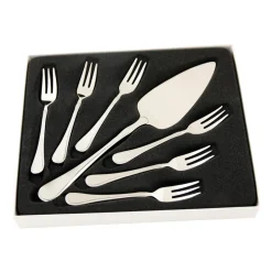 Hardanger Bestikk Carina cake set 7 pcs, stainless steel Silver-coloured