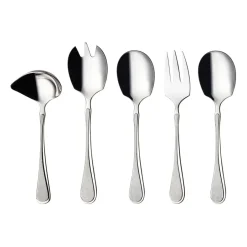 Hardanger Bestikk Carina serving set 5 pieces, Stainless steel Silver-coloured Online