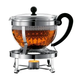 Bodum Chambord tea warmer, chrome Silver-coloured Outlet