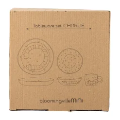 Bloomingville Charlie dinner set 3 pieces, -white Blue Discount