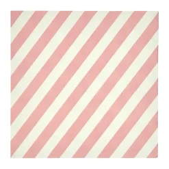 Muurla Check & Stripes paper napkin 25x25 cm 20-pack, Beige Discount
