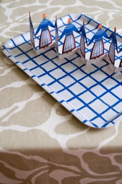 Fine Little Day Checked tray 33x43 cm, Blue Outlet
