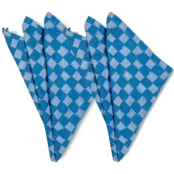 Byon Checki fabric napkin 2-pack, Blue Discount
