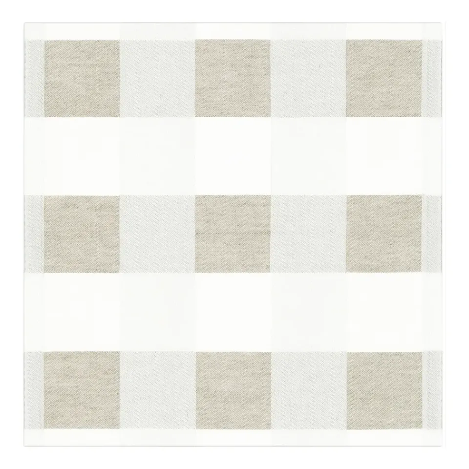 Ekelund Linneväveri Chess napkin, 35x35 cm Beige Online