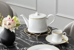 Villeroy & Boch Château Septfontaines teapot 1.2 l, White-gold WhiteGold-coloured Discount