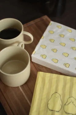 DBKD Chubby chicken paper napkins 20-pack, , 33x33 cm Yellow Hot