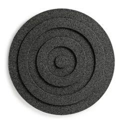 Born In Sweden Circle round trivet Ø20 cm, Black Hot