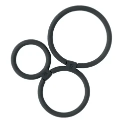 RIG-TIG CIRCLES trivet Ø13 cm, Black