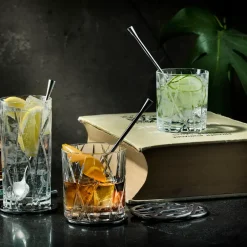 Orrefors City coaster 4-pack, Stainless steel Silver-coloured Sale