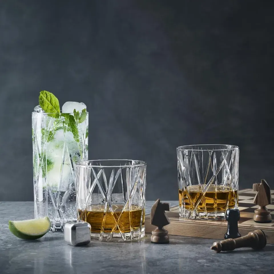 Orrefors City whiskey stones 4-pack, stainless steel Silver-coloured Best