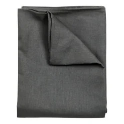 Scandi Living Clean linen table cloth 145x350 cm , Charcoal Grey Outlet