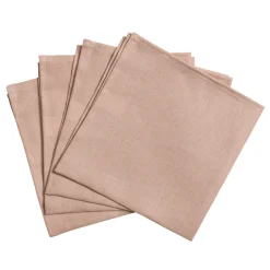 Scandi Living Clean serviettes 45 x 45 cm 4-pack, dusty rose Pink Online