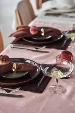 Scandi Living Clean tablecloth 145 x 250 cm, dusty rose Pink Online