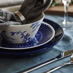 Scandi Living Clean tablecloth 145 x 250 cm, smokey Blue Hot