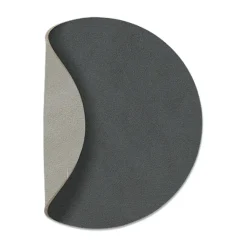 LIND DNA Cloud coaster reversible circle 1 pcs, anthracite-light Grey