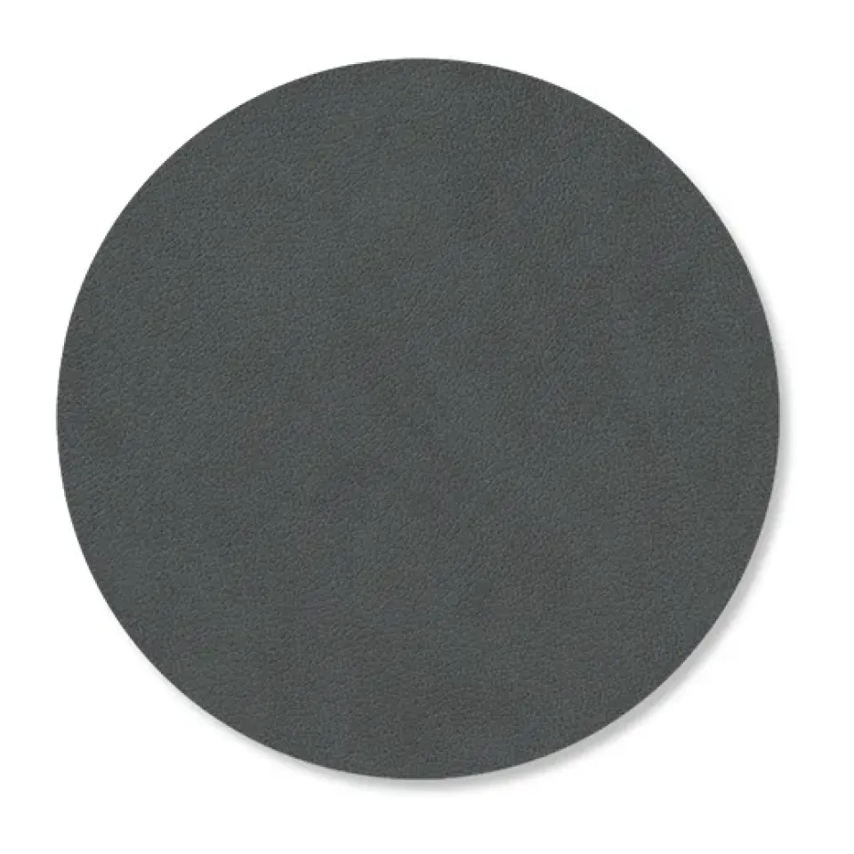 LIND DNA Cloud coaster reversible circle 1 pcs, anthracite-light Grey