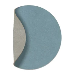 LIND DNA Cloud coaster reversible circle 1 pcs, lightblue-light grey BlueGrey Hot