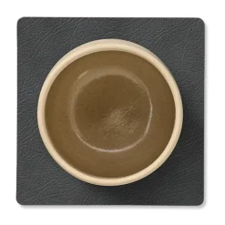 LIND DNA Cloud-Nupo coaster reversible square 1 pcs, anthracite-pastel green GreyGreen