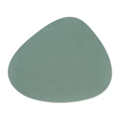LIND DNA Cloud-Nupo placemat reversible curve L 1 pcs, anthracite-pastel green GreyGreen