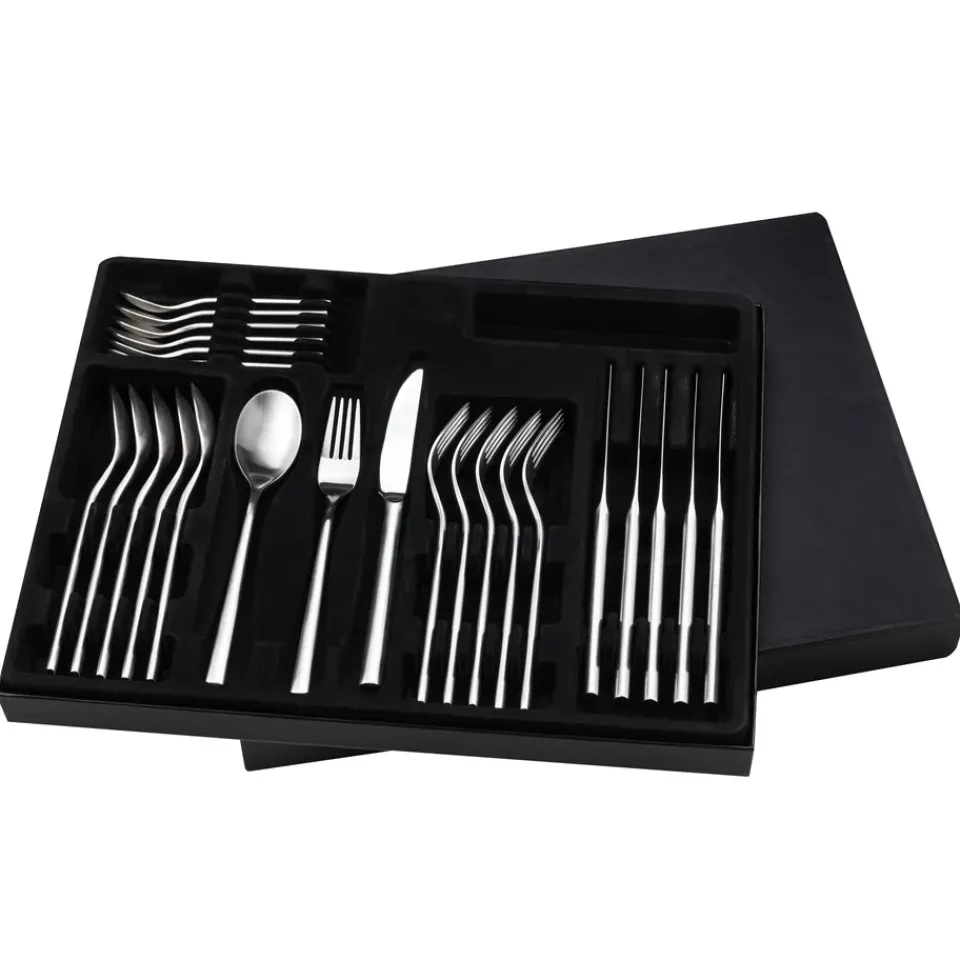 Scandi Living Coast cutlery 24 pieces, Silver Silver-coloured Online