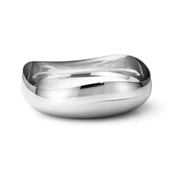 Georg Jensen Cobra bowl Ø16 cm, stainless steel Silver-coloured New