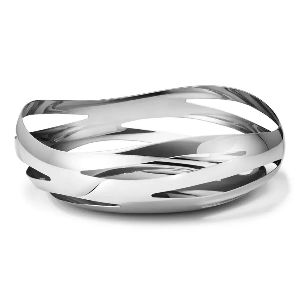 Georg Jensen Cobra bread basket, stainless steel Silver-coloured Hot