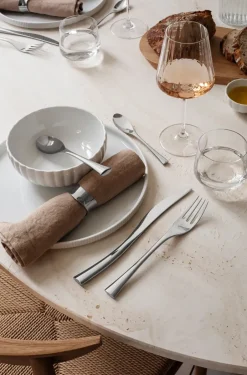 Georg Jensen Cobra napkin ring 2-pack, Stainless steel Silver-coloured Outlet