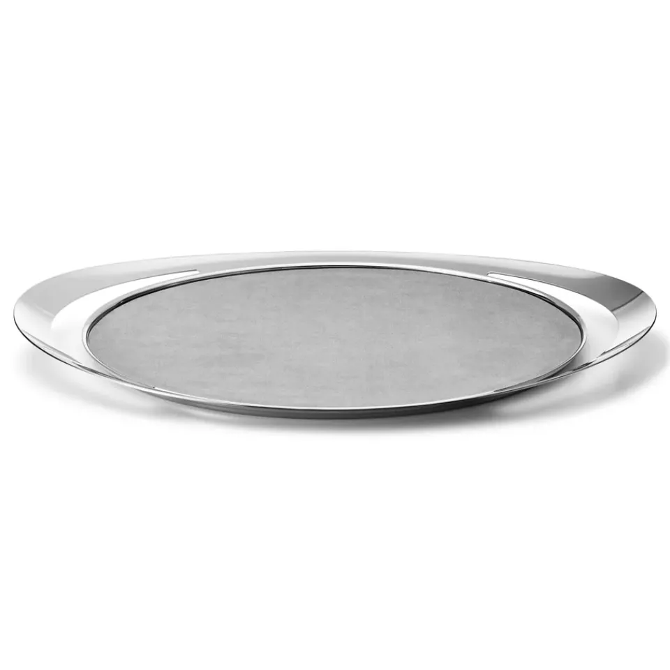 Georg Jensen Cobra serving tray, stainless steel Silver-coloured New