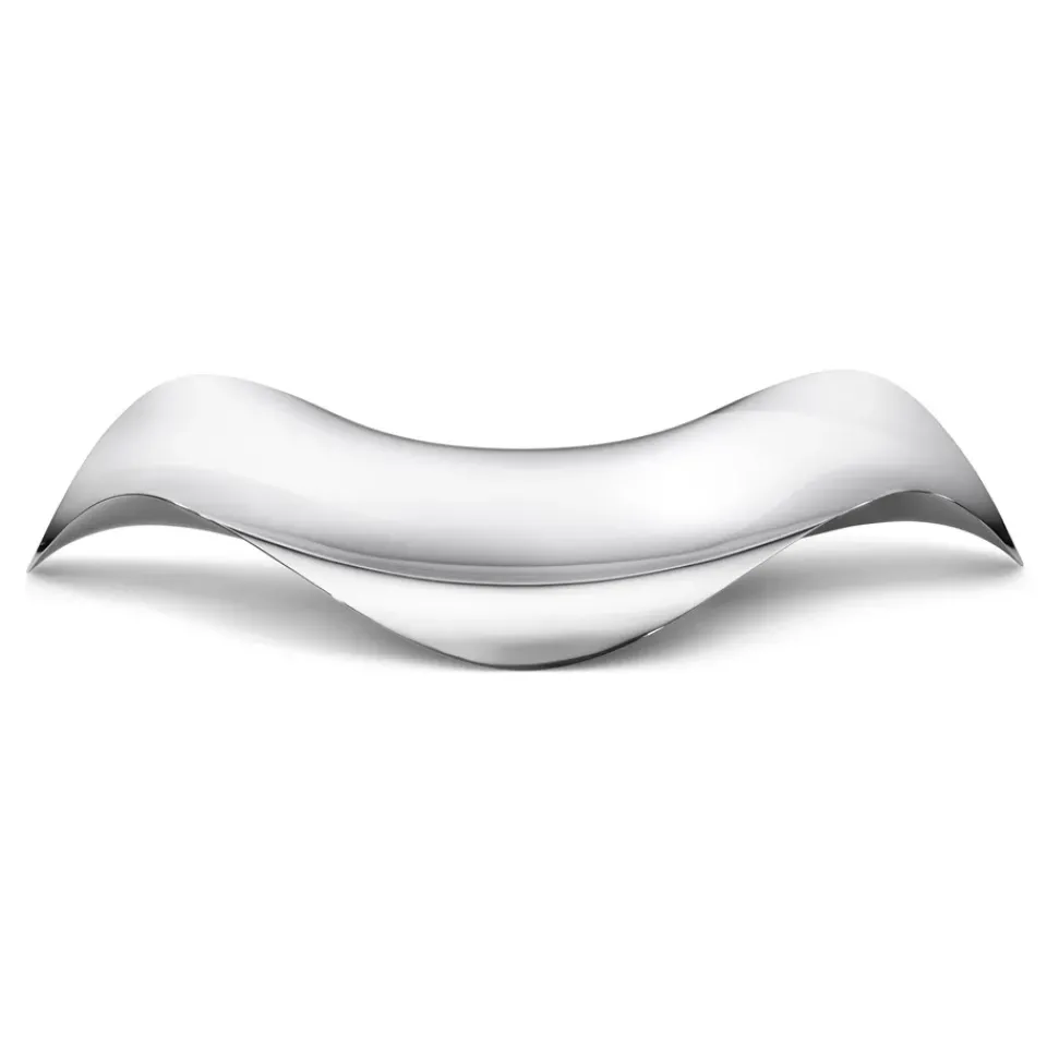 Georg Jensen Cobra tray oval, 50 cm GreySilver-coloured Hot