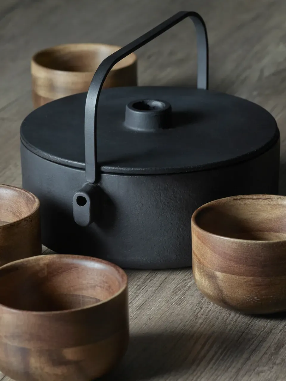 Serax Collage teapot cast-iron 1.2 l, Black Hot