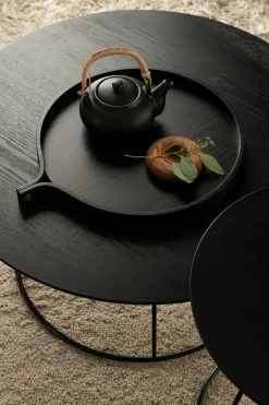 Swedese Comma tray Ø40 cm, Ash oiled Black