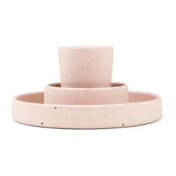 Done by deer Confetti children's dinnerware set 3 pieces, Powder Beige Online