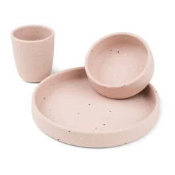 Done by deer Confetti children's dinnerware set 3 pieces, Powder Beige Online