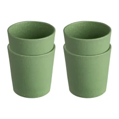 Koziol Connect cup S 19 cl 4-pack, Natural leaf Green Sale